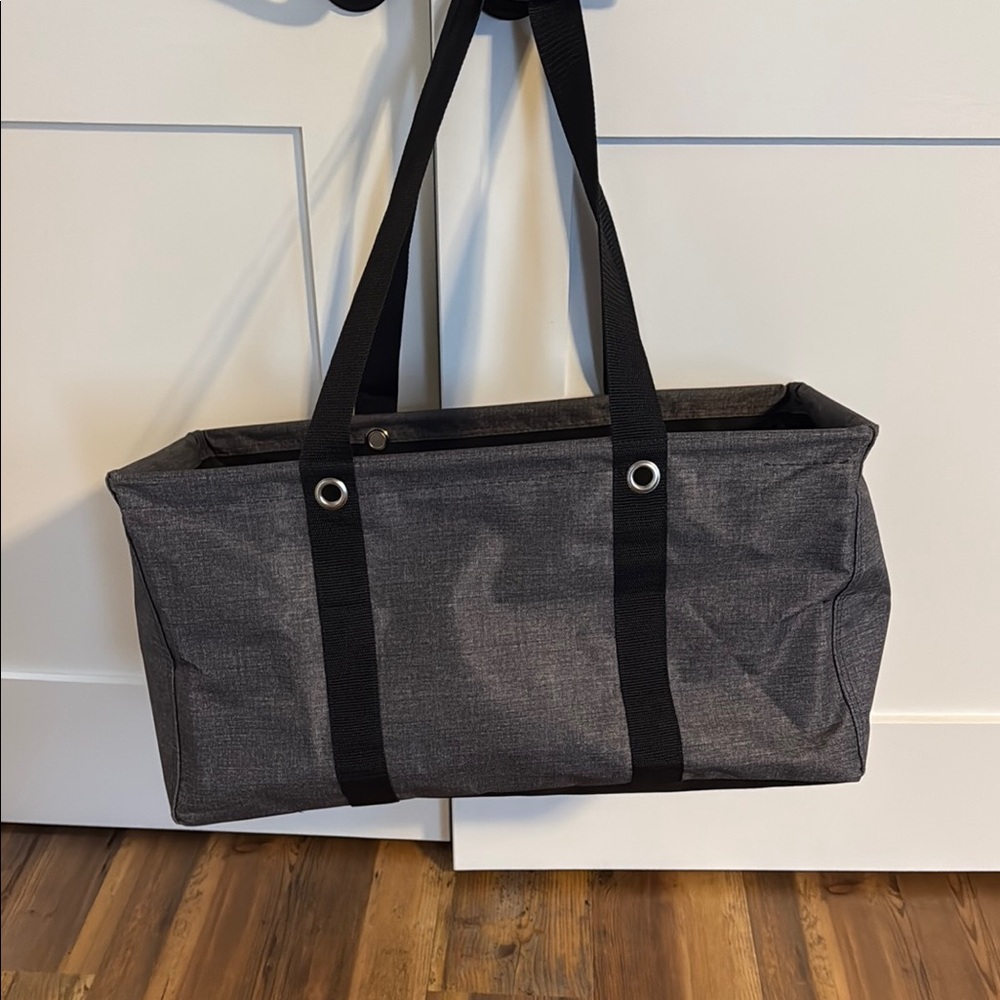 Thirty-One Black Duffel Bag for Storage and Organization